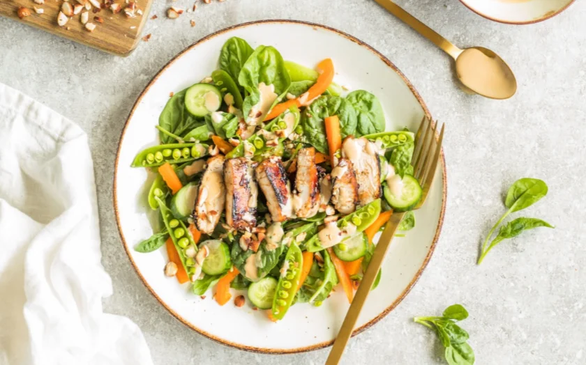 Grilled Chicken Teriyaki Salad